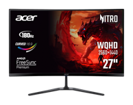 ACER Monitor Nitro ED27QXC UM.HE0EE.306 / 27", 2560 x 1440, VA, 180 Hz, HDMI, DP, zakrivljeni, crna